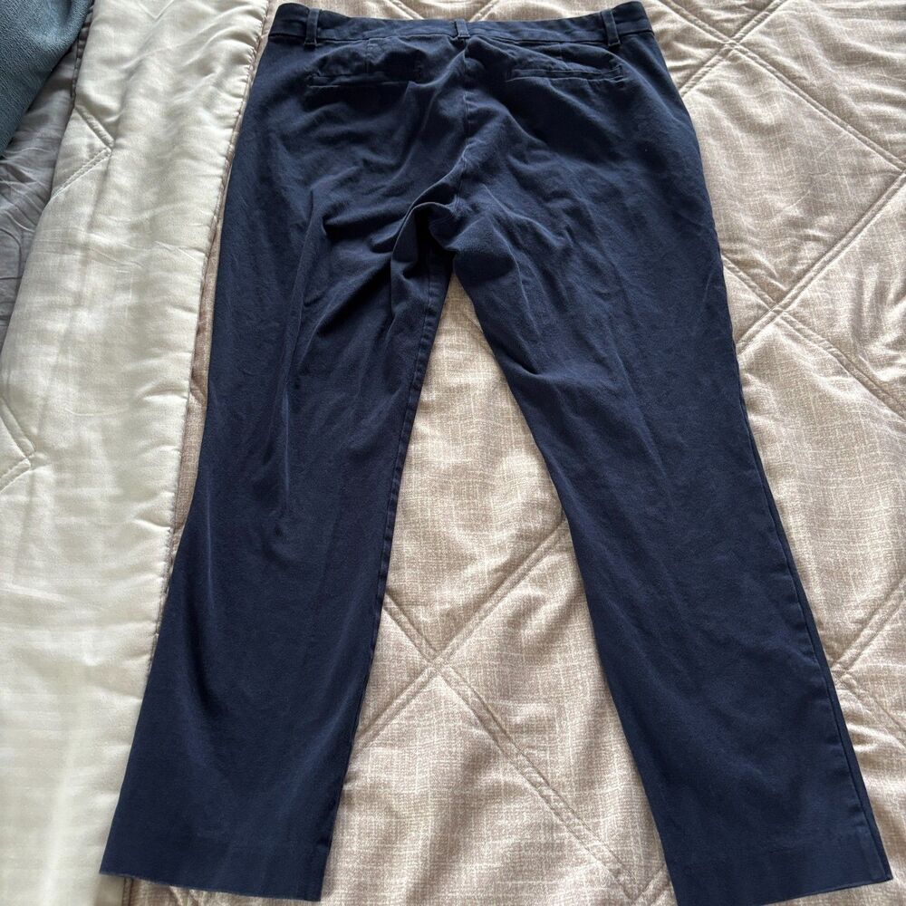 Gap Signature: Skinny Ankle Pants Womens Size 12 Navy Blue Stretch Trousers